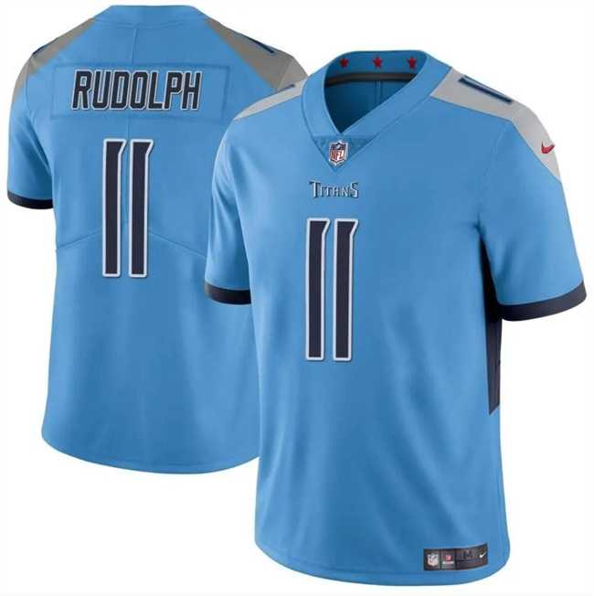 Men & Women & Youth Tennessee Titans #11 Mason Rudolph Blue Vapor Limited Football Stitched Jersey